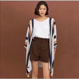 H&M FINE KNIT STRIPED KIMONO